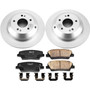 PowerStop CRK7062 - Power Stop 15-19 Kia Sorento Rear Z17 Evolution Geomet Coated Brake Kit