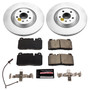 PowerStop CRK7073 - Power Stop 17-18 Audi A6 Front Z23 Evolution Sport Coated Brake Kit