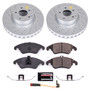 PowerStop CRK7496 - Power Stop 2014 Mercedes-Benz C300 Front Z23 Evolution Sport Coated Brake Kit PowerStop CRK7496 - Power Stop 2014 Mercedes-Benz C300 Front Z23 Evolution Sport Coated Brake Kit