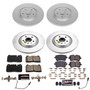 PowerStop CRK7532 - Power Stop 17-18 Audi A6 Front & Rear Z23 Evolution Sport Coated Brake Kit