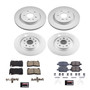 PowerStop CRK7816 - Power Stop 16-17 Cadillac CT6 Front & Rear Z17 Evolution Geomet Coated Brake Kit