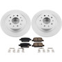 PowerStop CRK7722 - Power Stop 16-18 Chevrolet Malibu Rear Z17 Evolution Geomet Coated Brake Kit