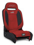 PRP Seats A13011045-72 - Enduro High Back Reclining Suspension Seat Passenger Side Black and Red