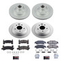 PowerStop CRK8437 - Power Stop 2003 Chevrolet S10 Front & Rear Z17 Evolution Geomet Coated Brake Kit