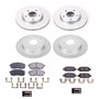 PowerStop CRK8359 - Power Stop 2019 Nissan Sentra Front & Rear Z17 Evolution Geomet Coated Brake Kit