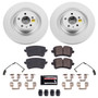 PowerStop CRK8486 - Power Stop 2018 Audi S8 Rear Z23 Evolution Sport Coated Brake Kit