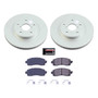 PowerStop CRK8480 - Power Stop 19-21 Subaru Forester Front Z17 Coated Brake Kit