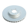 PowerStop EBR1409EVC - Power Stop 13-18 Land Rover Range Rover Front Evolution High Carbon Geomet Coated Rotor