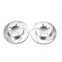 PowerStop EBR621XPR - Power Stop 97-04 Porsche Boxster Rear Evolution Drilled & Slotted Rotors - Pair