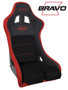 PRP Seats A4502-237 - Bravo Composite Seat Black and Red