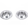 PowerStop EBR658XPR - Power Stop 98-04 Audi A6 Quattro Rear Evolution Drilled & Slotted Rotors - Pair