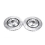 PowerStop EBR829XPR - Power Stop 05-11 Audi A6 Quattro Rear Evolution Drilled & Slotted Rotors - Pair