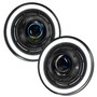 ORACLE Lighting 5876-001 - Oculus 7in Bi-LED Projector Headlights for Jeep Wrangler JK - 6000K