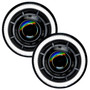 ORACLE Lighting 5876-001 - Oculus 7in Bi-LED Projector Headlights for Jeep Wrangler JK - 6000K