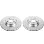 PowerStop EBR867XPR - Power Stop 09-14 Mercedes-Benz CL550 Front Evolution Drilled & Slotted Rotors - Pair