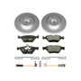 PowerStop ESK5168 - Power Stop 04-05 Mercedes-Benz E320 Front Euro-Stop Brake Kit