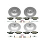 PowerStop ESK4518 - Power Stop 06-09 Mercedes-Benz E350 Front & Rear Euro-Stop Brake Kit