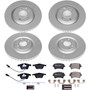 PowerStop ESK4010 - Power Stop 04-09 Audi S4 Front & Rear Euro-Stop Brake Kit