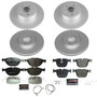 PowerStop ESK6010 - Power Stop 11-15 BMW X5 Front & Rear Euro-Stop Brake Kit