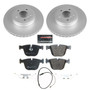 PowerStop ESK7430 - Power Stop 16-18 BMW X5 Rear Euro-Stop Brake Kit