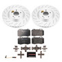 PowerStop ESK6585 - Power Stop 03-06 Mercedes-Benz CLK500 Front Euro-Stop Brake Kit PowerStop ESK6585 - Power Stop 03-06 Mercedes-Benz CLK500 Front Euro-Stop Brake Kit