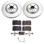 PowerStop ESK7073 - Power Stop 17-18 Audi A6 Front Euro-Stop Brake Kit