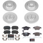 PowerStop ESK7339 - Power Stop 2015 Audi Q3 Front & Rear Euro-Stop Brake Kit