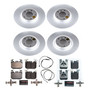 PowerStop ESK6655 - Power Stop 14-16 BMW 228i Front & Rear Euro-Stop Brake Kit