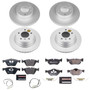 PowerStop ESK6347 - Power Stop 10-13 BMW 128i Front & Rear Euro-Stop Brake Kit