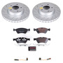 PowerStop ESK7768 - Power Stop 2006 Mercedes-Benz E500 Front Euro-Stop Brake Kit