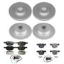 PowerStop ESK8442 - Power Stop 2019 BMW X6 Front & Rear Euro-Stop Brake Kit