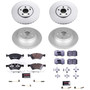 PowerStop ESK7762 - Power Stop 2006 Mercedes-Benz E500 Front & Rear Euro-Stop Brake Kit