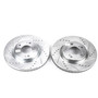 PowerStop JBR1101XPR - Power Stop 06-12 Mitsubishi Eclipse Front Evolution Drilled & Slotted Rotors - Pair