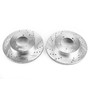 PowerStop JBR1131XPR - Power Stop 03-06 Mitsubishi Lancer Rear Evolution Drilled & Slotted Rotors - Pair