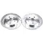 PowerStop JBR1362XPR - Power Stop 11-13 Lexus CT200h Rear Evolution Drilled & Slotted Rotors - Pair