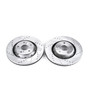 PowerStop JBR1390XPR - Power Stop 09-16 Toyota Venza Front Evolution Drilled & Slotted Rotors - Pair