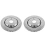 PowerStop JBR1589XPR - Power Stop 14-16 Acura MDX Front Evolution Drilled & Slotted Rotors - Pair