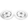 PowerStop JBR1590XPR - Power Stop 17-19 Acura MDX Front Evolution Drilled & Slotted Rotors - Pair
