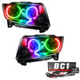ORACLE Lighting 7070-335 - 11-13 Jeep Grand Cherokee SMD HL (Non-HID)-Chrome - ColorSHIFT w/ BC1 Controller