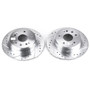 PowerStop JBR961XPR - Power Stop 01-03 Acura CL Rear Evolution Drilled & Slotted Rotors - Pair