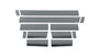 Putco 9751452BP - 11-16 Ford SuperDuty - Super Cab 6.5ft (10pcs - 6.25in Wide) Black Platinum Rocker Panels