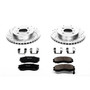 PowerStop K1214 - Power Stop 98-02 Mitsubishi Mirage Front Z23 Evolution Sport Brake Kit