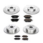 PowerStop K119 - Power Stop 06-07 Nissan Murano Front & Rear Z23 Evolution Sport Brake Kit