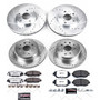 PowerStop K1078-26 - Power Stop 93-97 Lexus GS300 Front & Rear Z26 Street Warrior Brake Kit
