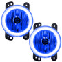 ORACLE Lighting 7159-002 - Lighting 10-15 Jeep Wrangler JK Pre-Assembled LED Halo Fog Lights -Blue