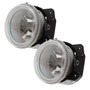 ORACLE Lighting 7159-002 - Lighting 10-15 Jeep Wrangler JK Pre-Assembled LED Halo Fog Lights -Blue