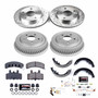 PowerStop K15033DK - Power Stop 94-99 Dodge Ram 1500 Front & Rear Z23 Evolution Sport Brake Kit