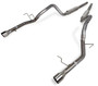 Pypes SFM79 - 2011-2014 Mustang V6 Mid Muffler Cat Back Exhaust System M-80 Mufflers 409 Stainless  Performance Exhaust