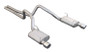 Pypes SFM62V - Cat Back Exhaust System 05-10 Mustang V8 Split Rear Dual Exit 2.5 in Intermediate Pipe And Tailpipe Violator Muffler/Hardware/4 in Polished Tips Incl Natural 409 Stainless Steel  Exhaust