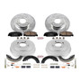 PowerStop K15085DK - Power Stop 96-00 Honda Civic Front & Rear Z23 Evolution Sport Brake Kit